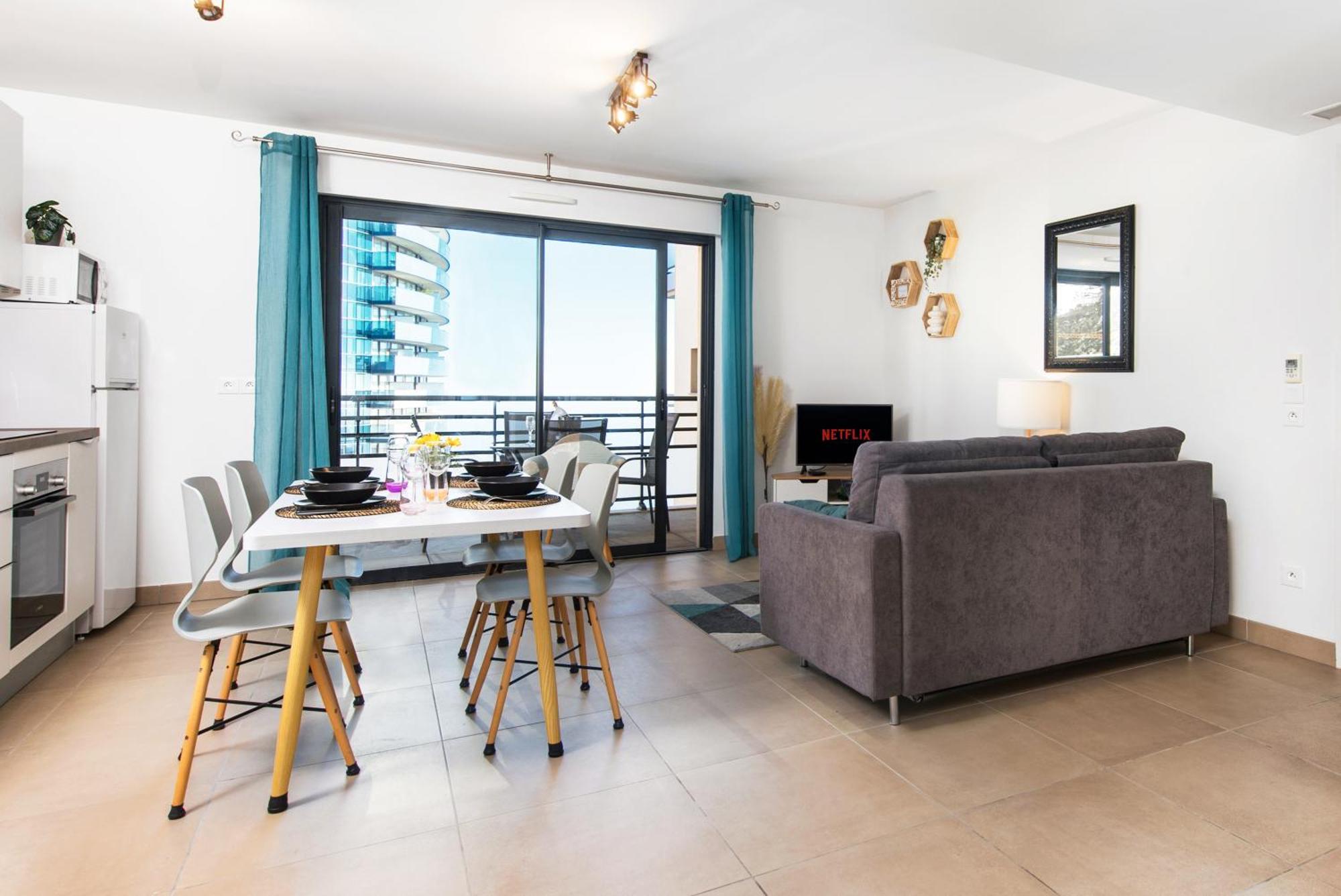 Apartment Vue & Tour Odeon - Terrasse - Parking - Bj Beausoleil