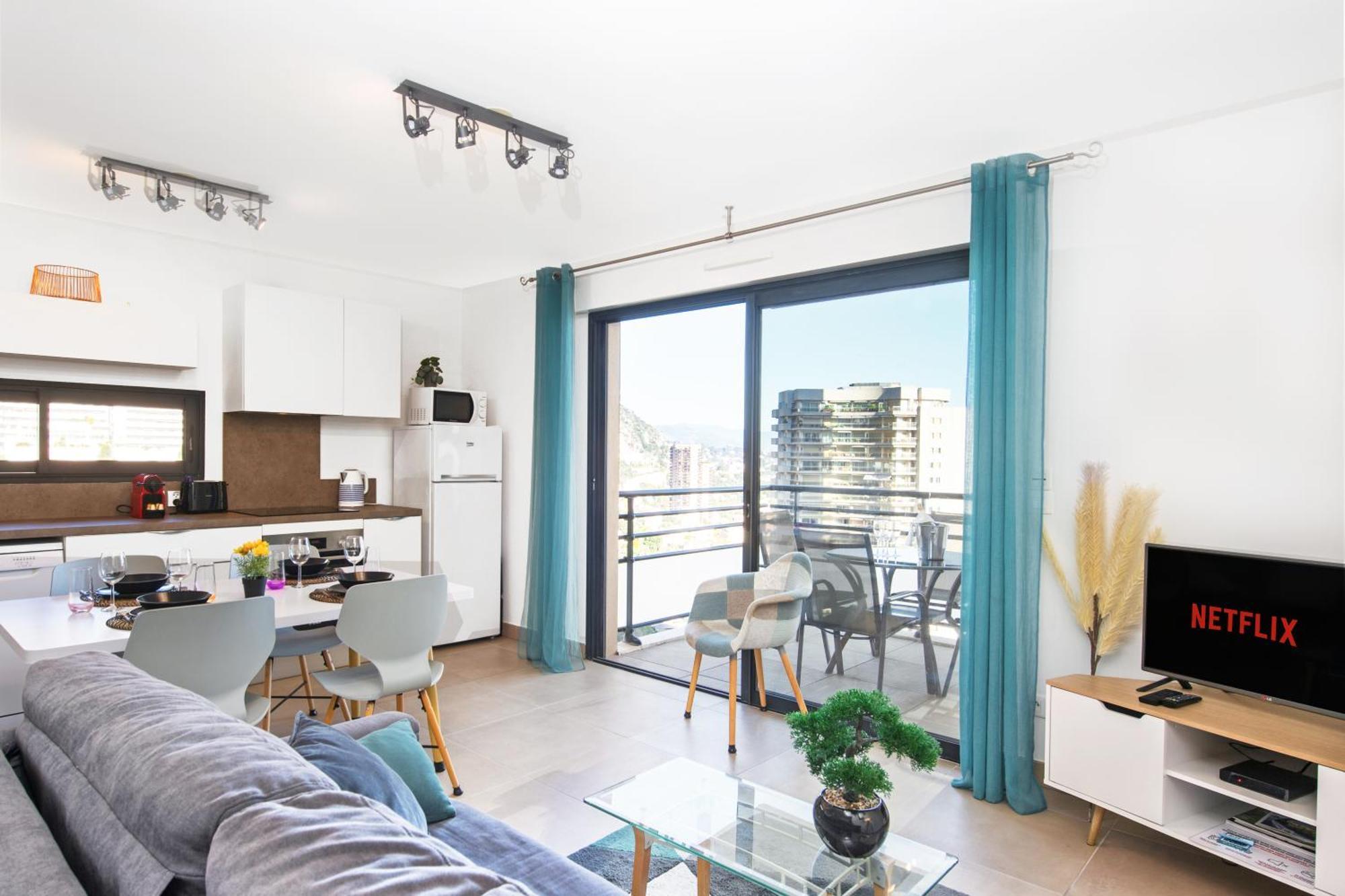 Vue & Tour Odeon - Terrasse - Parking - Bj Apartment